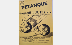 Tournoi de Pétanque