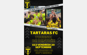 Tournoi de rentrée U13 et U11